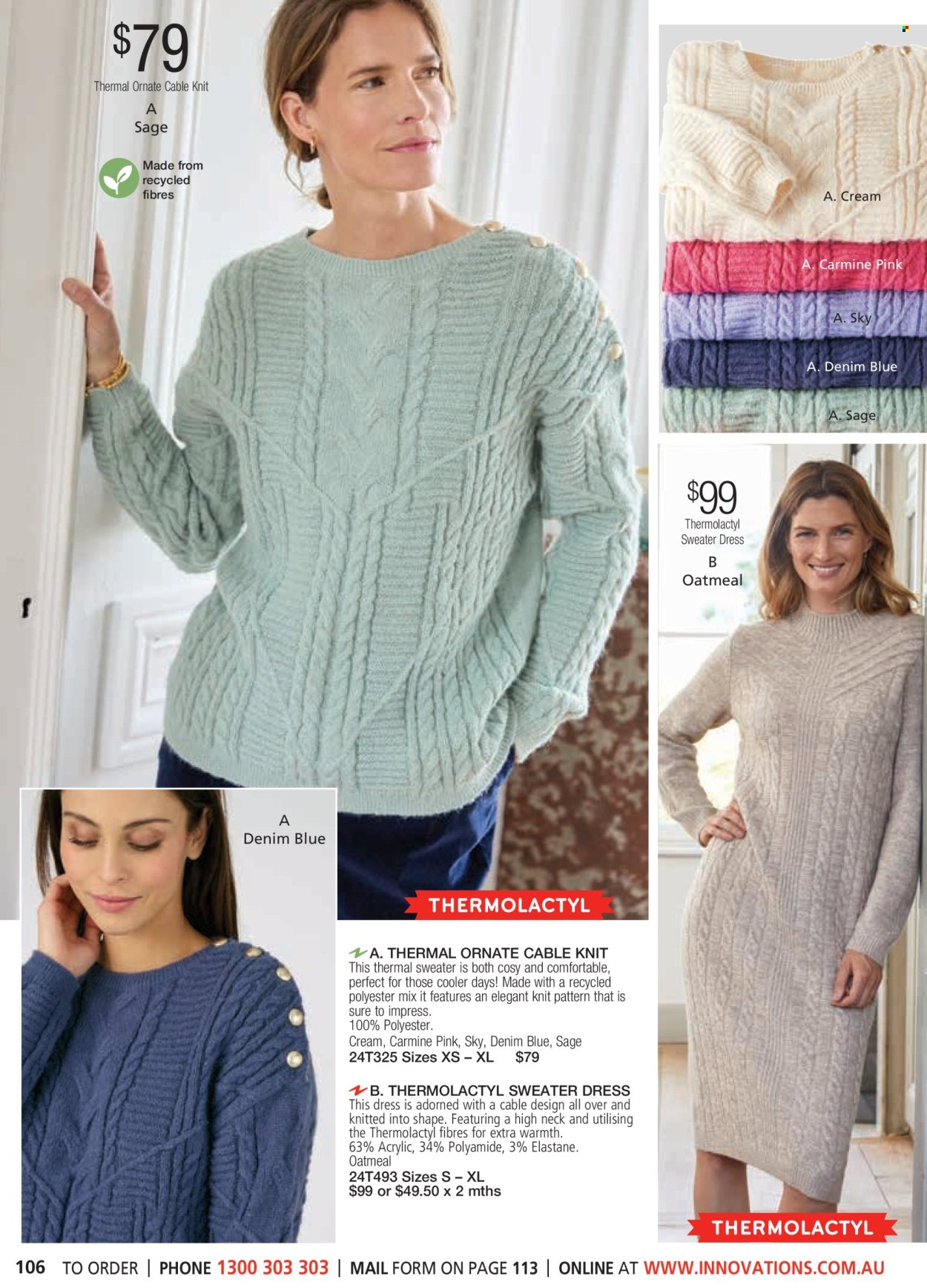thumbnail - Innovations Catalogue - Sales products - Denim, dress, sweater. Page 106.