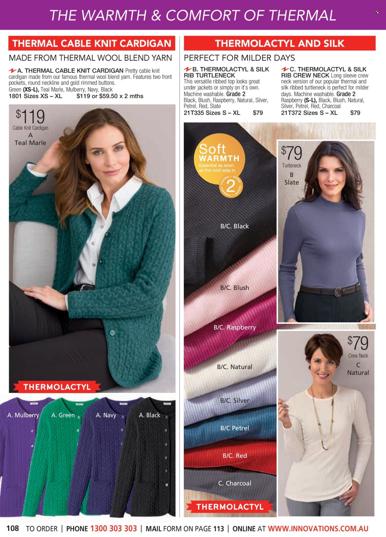 thumbnail - Innovations Catalogue - Sales products - knitting wool, jacket, cardigan. Page 108.