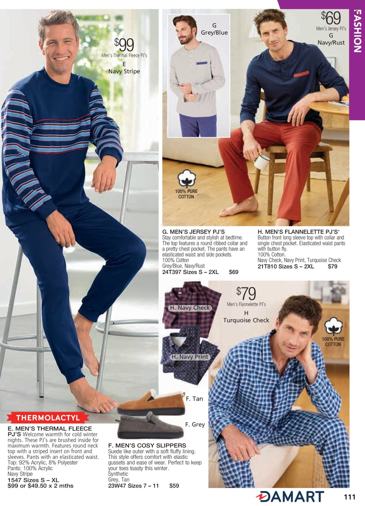 thumbnail - Innovations Catalogue - Sales products - slippers, pants, t-shirt, jersey. Page 111.