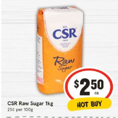 CSR Raw Sugar 1kg