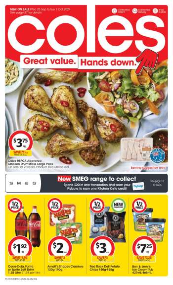 Coles Catalogue - 25 Sep 2024 - 1 Oct 2024.