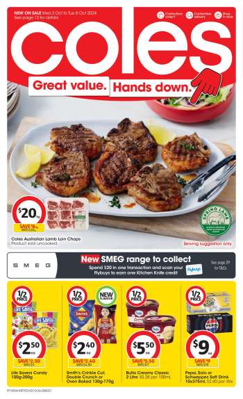 Coles Catalogue - 2 Oct 2024 - 8 Oct 2024.