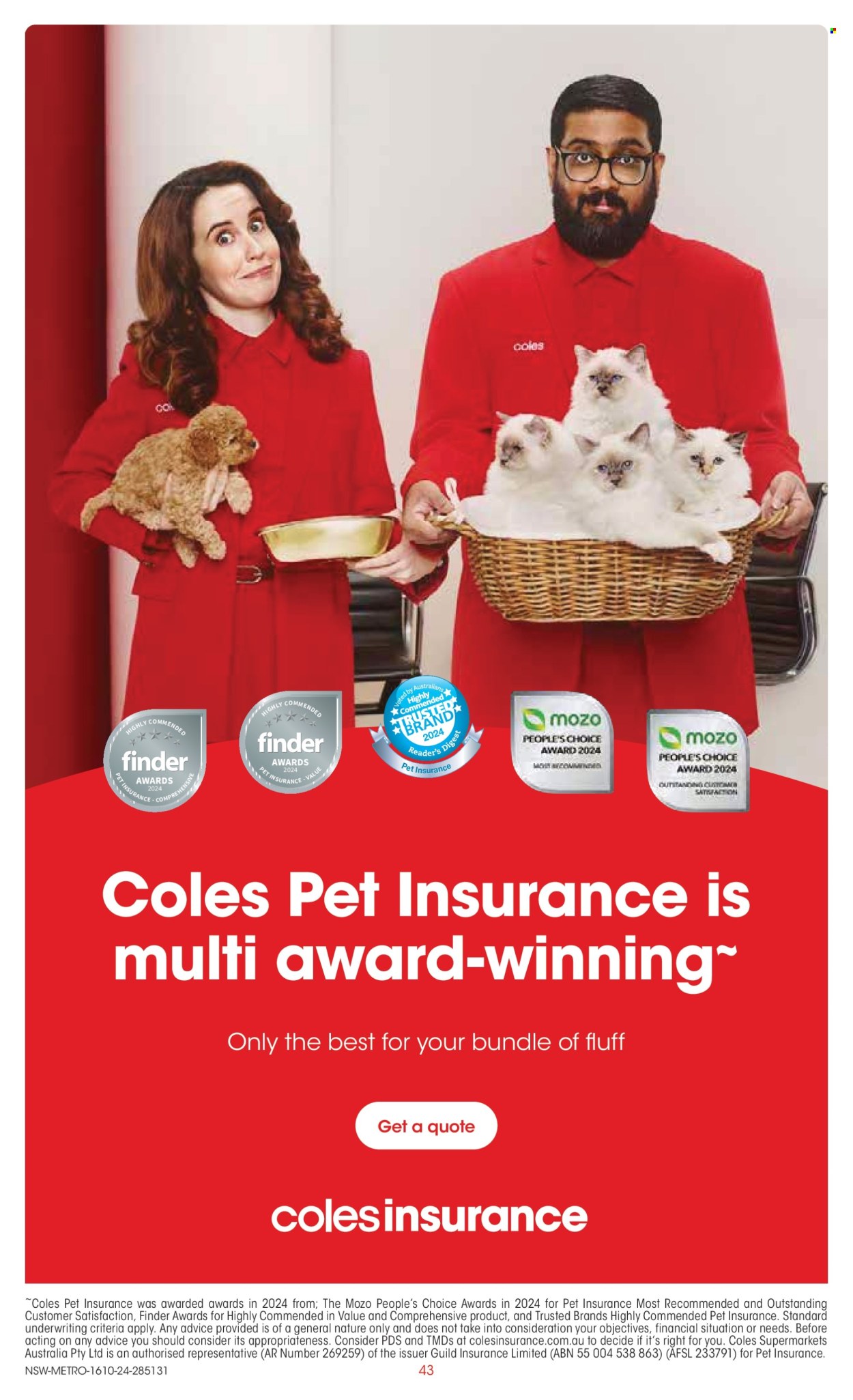 Coles catalogue - 16 Oct 2024 - 22 Oct 2024. Page 43