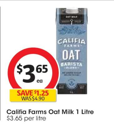 Califia Farms Oat Milk 1 Litre