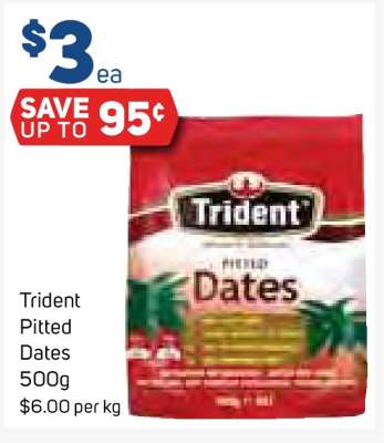 Trident Pitted Dates