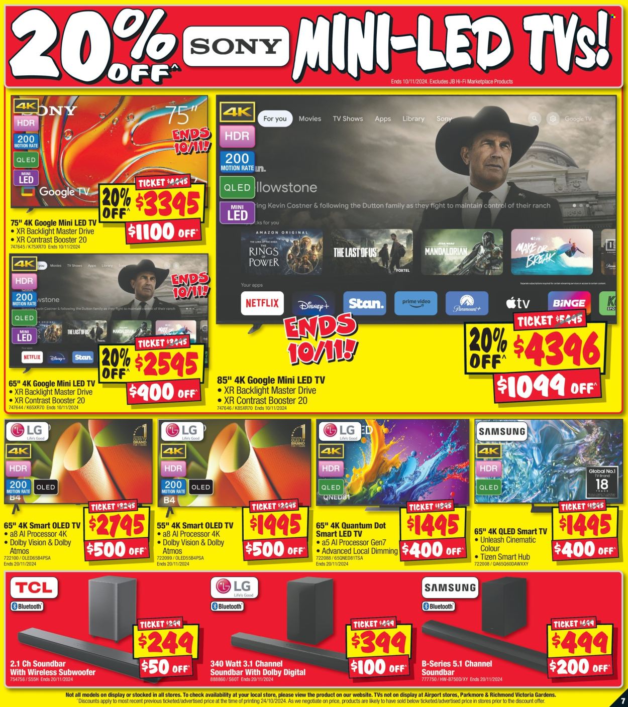 JB Hi-Fi catalogue - 7 Nov 2024 - 13 Nov 2024. Page 1