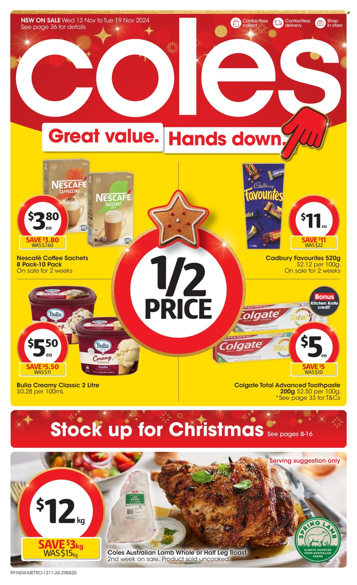 Coles catalogue - 13 Nov 2024 - 19 Nov 2024. Page 1