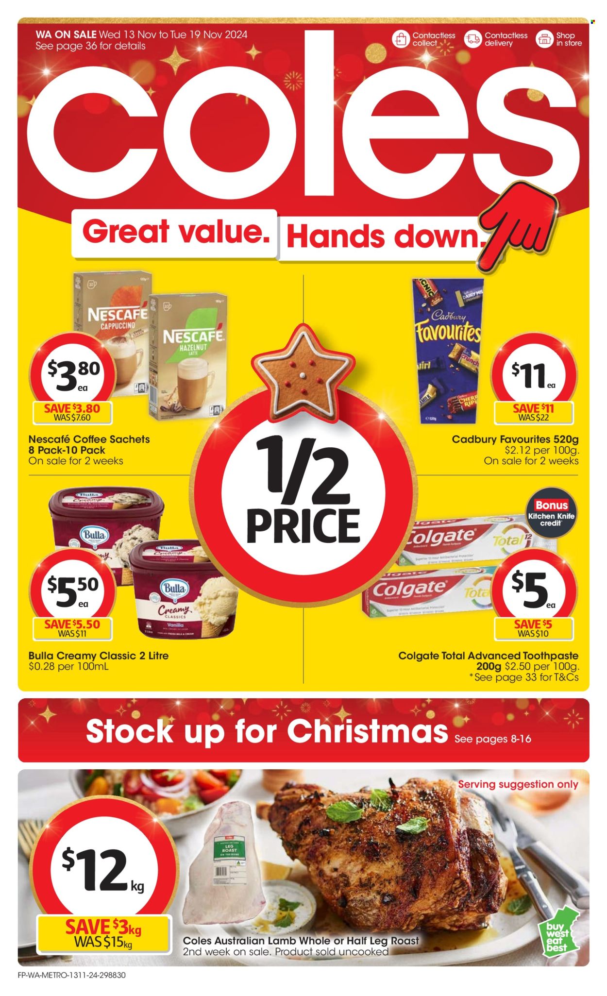 Coles catalogue - 13 Nov 2024 - 19 Nov 2024. Page 1