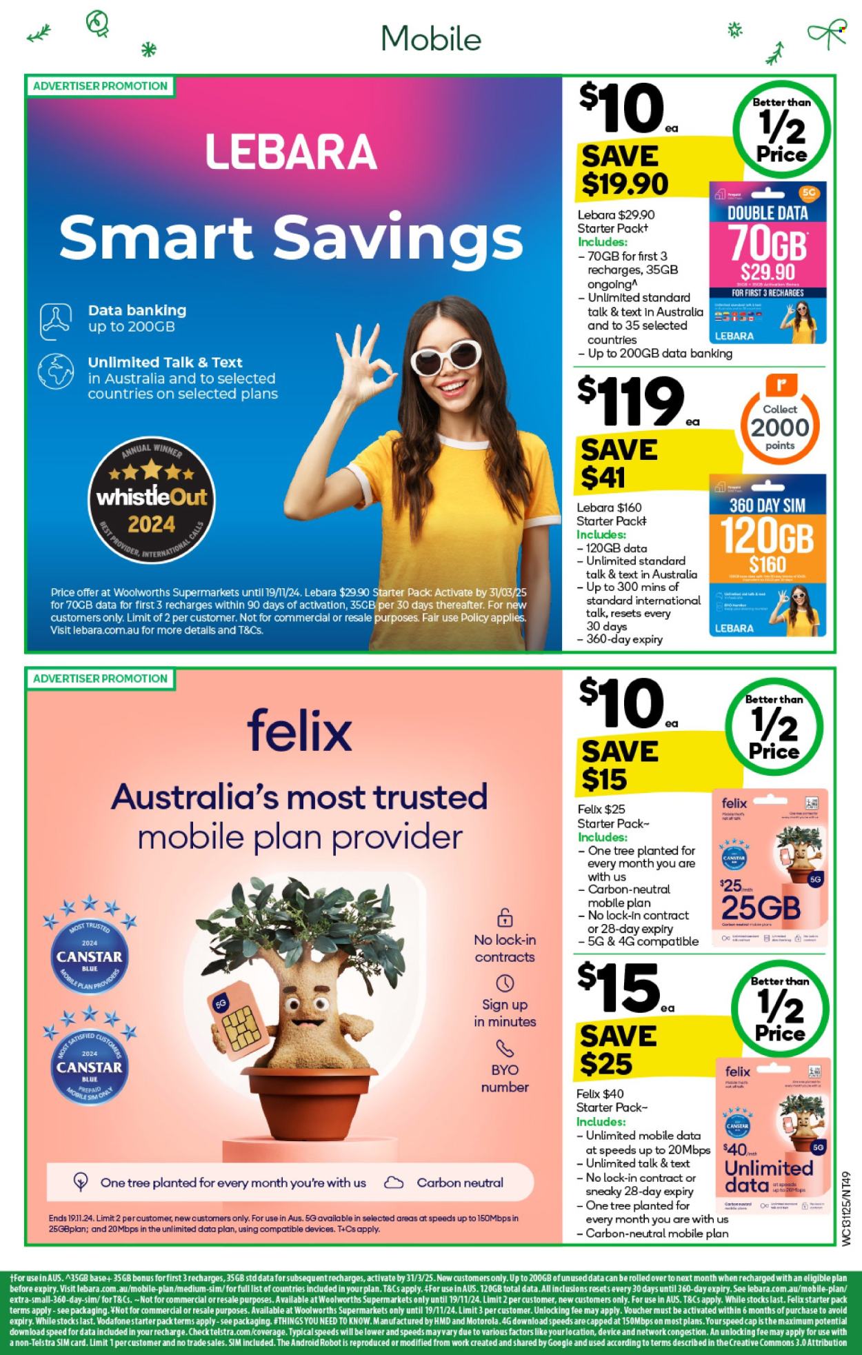 Woolworths catalogue - 13 Nov 2024 - 19 Nov 2024. Page 1