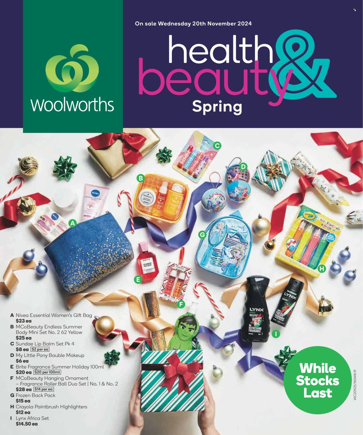 Woolworths catalogue - 20 Nov 2024 - 26 Nov 2024. Page 1