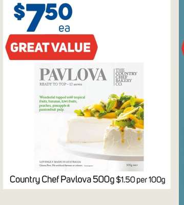 Country Chef Pavlova