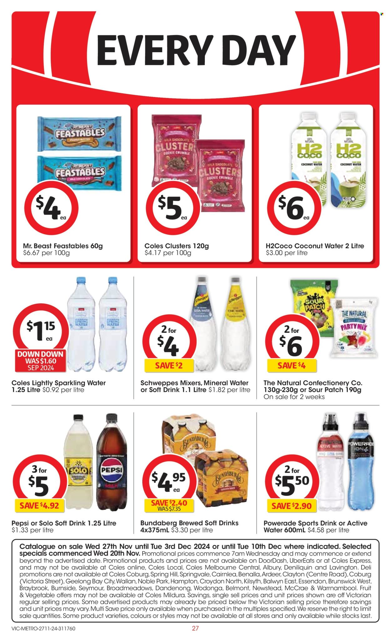 Coles catalogue - 27 Nov 2024 - 3 Dec 2024. Page 1