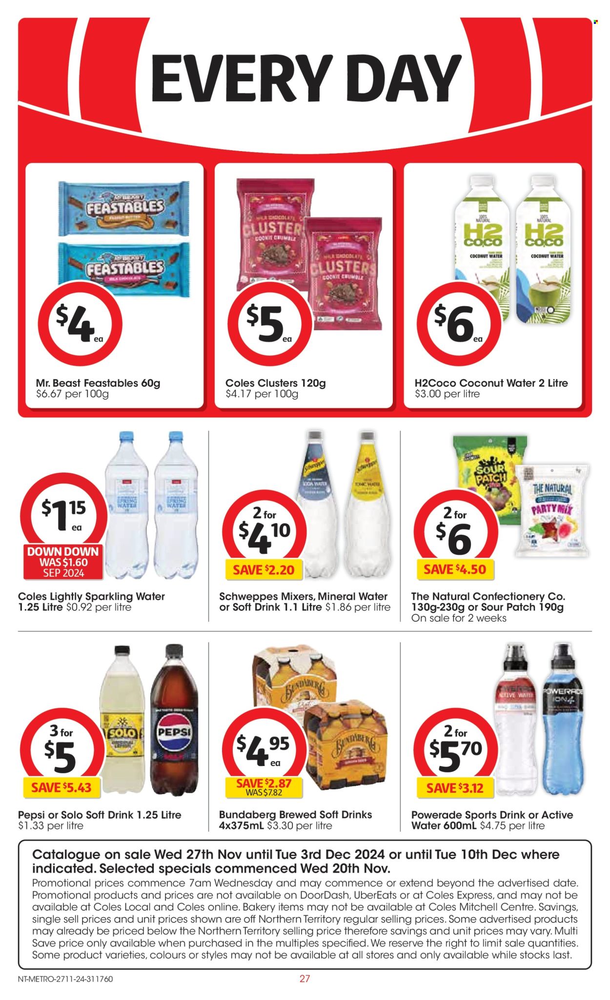 Coles catalogue - 27 Nov 2024 - 3 Dec 2024. Page 1