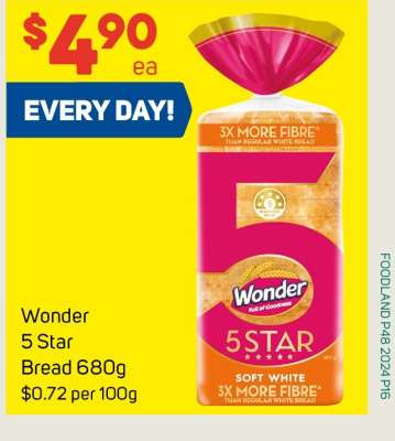 Wonder 5 Star Bread