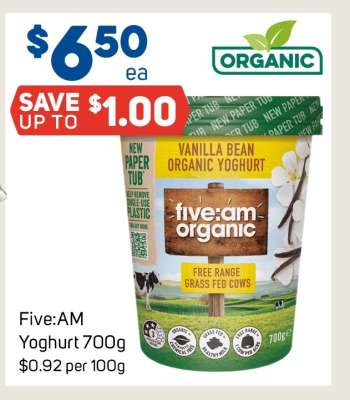 Five:AM Yoghurt 700g