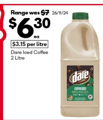 Dare Iced Coffee 2 Litre