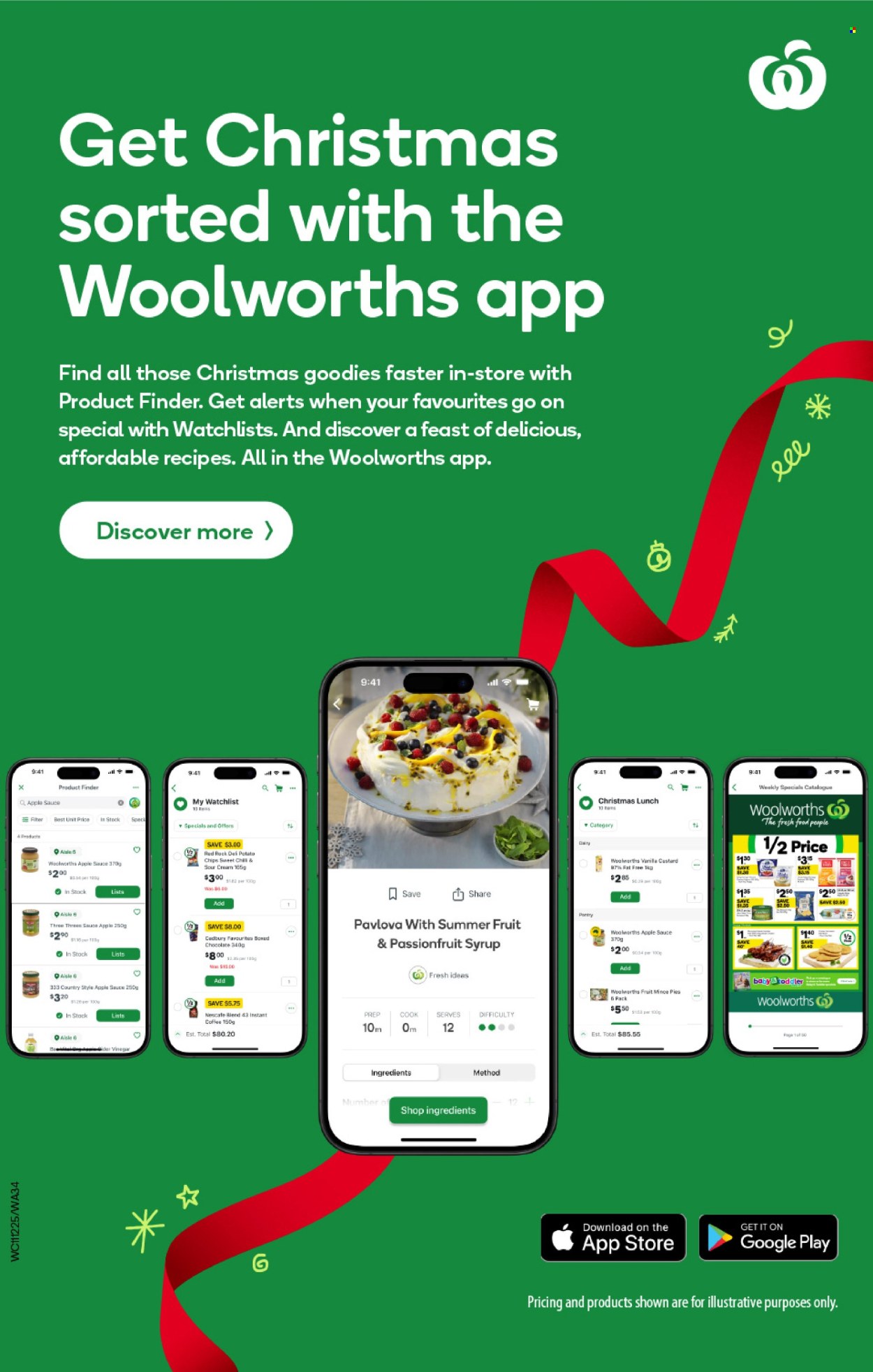 Woolworths catalogue - 11 Dec 2024 - 17 Dec 2024. Page 1