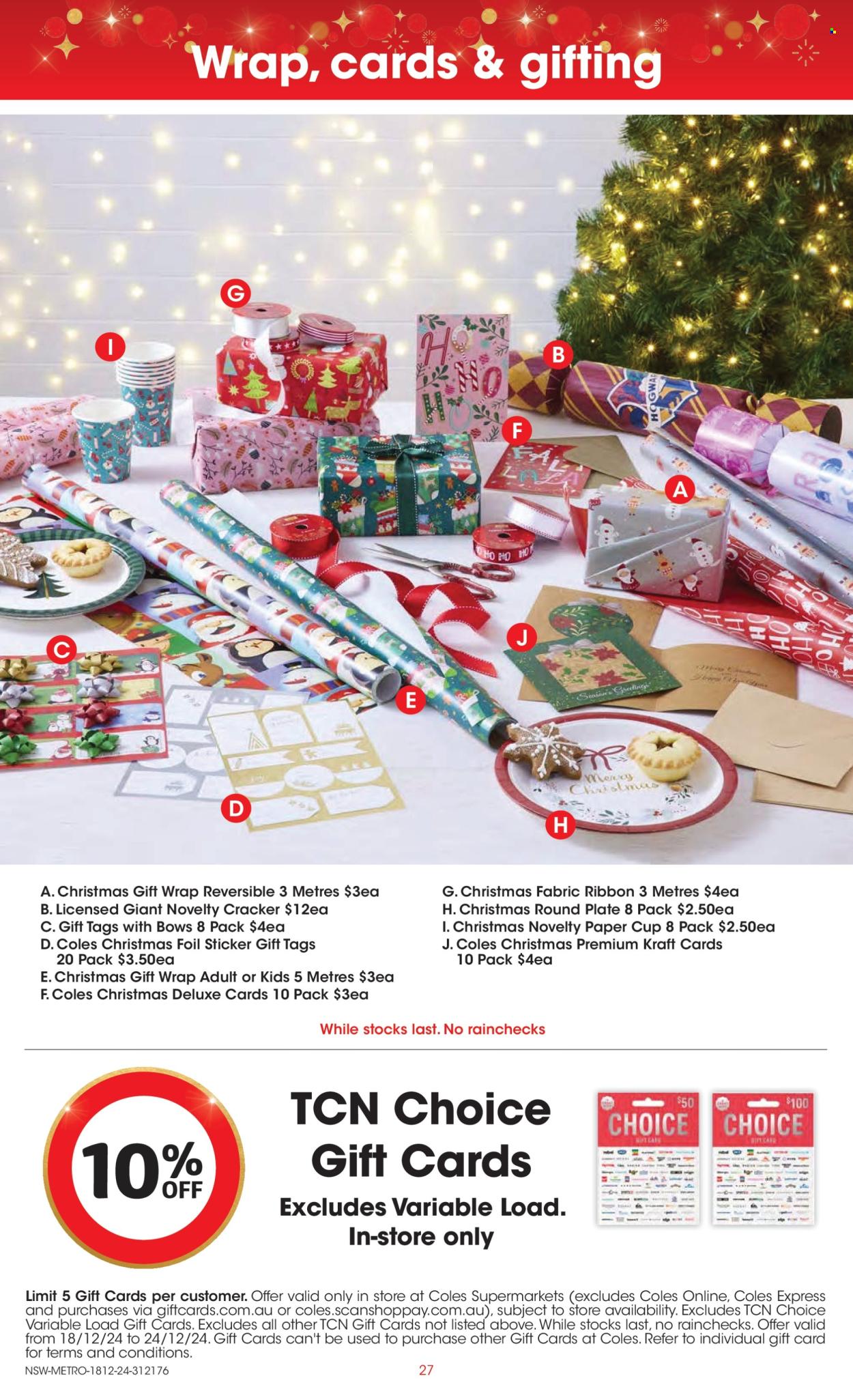 Coles catalogue - 18 Dec 2024 - 24 Dec 2024. Page 1