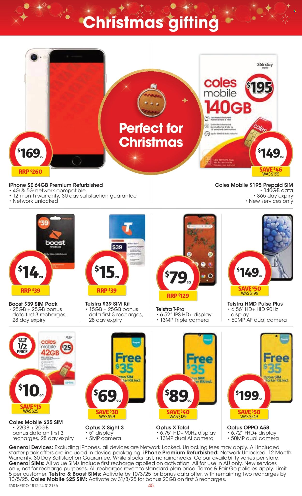 Coles catalogue - 18 Dec 2024 - 24 Dec 2024. Page 1