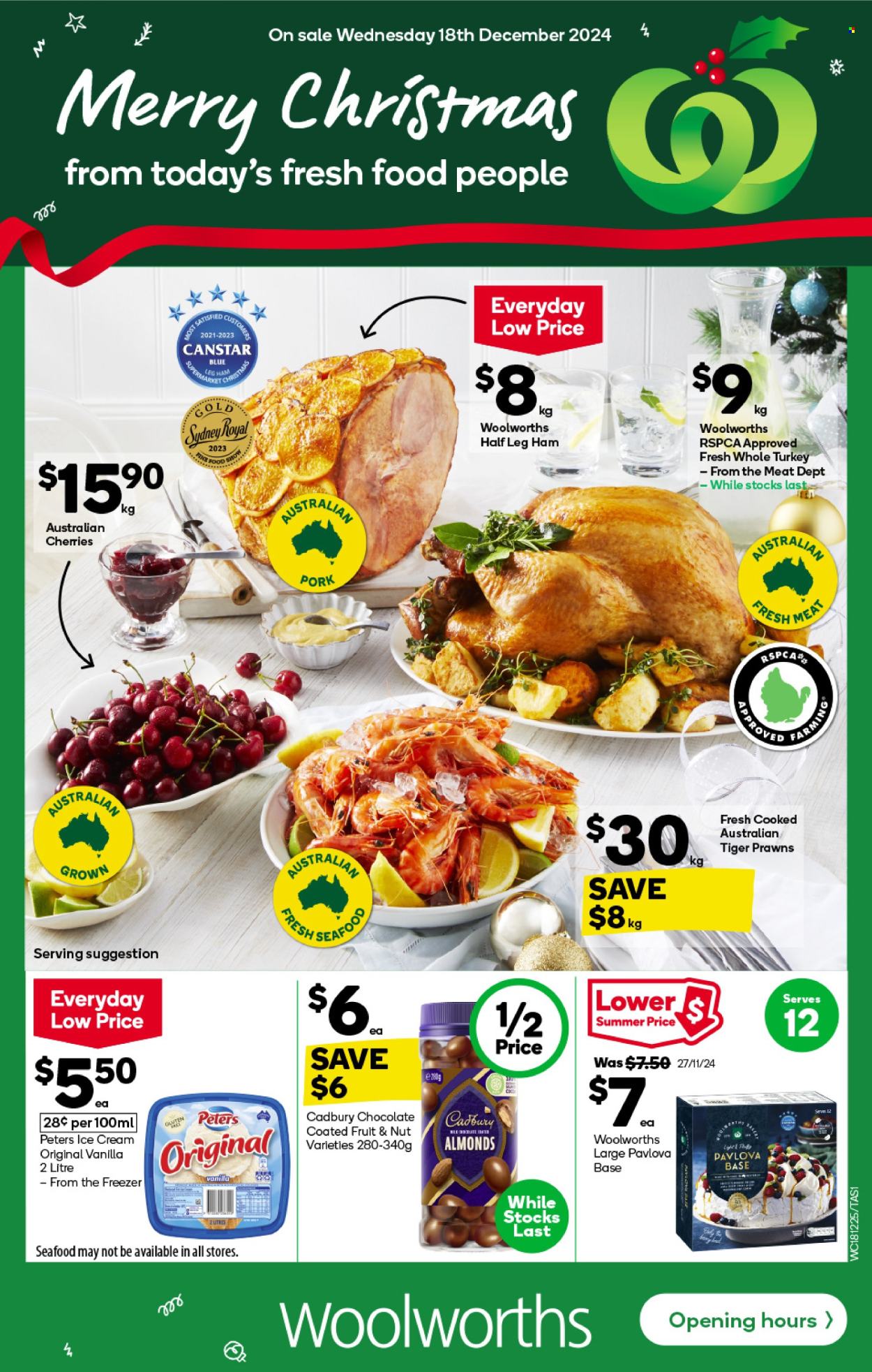 Woolworths catalogue - 18 Dec 2024 - 24 Dec 2024. Page 1