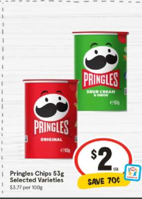 Pringles Chips 53g Selected Varieties