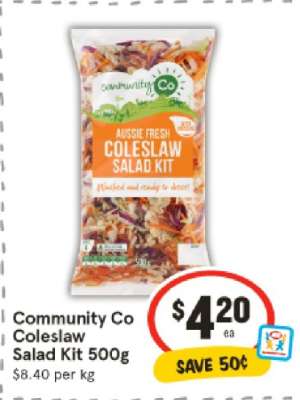 Community Co Coleslaw Salad Kit 500g