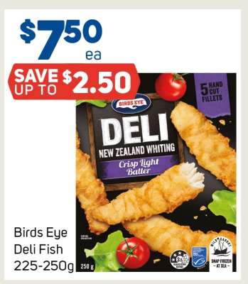 Birds Eye Deli Fish