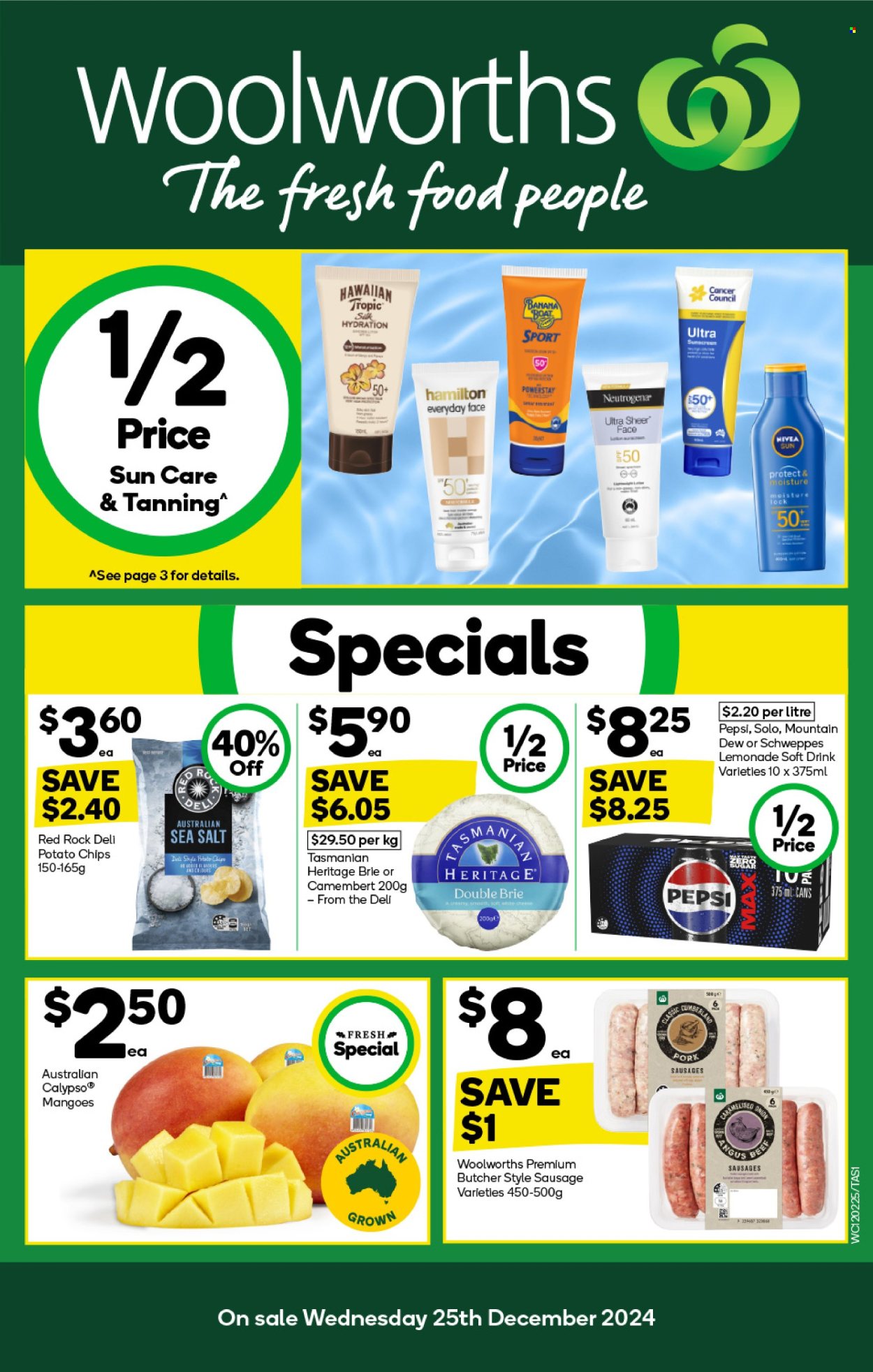 Woolworths catalogue - 25 Dec 2024 - 31 Dec 2024. Page 1