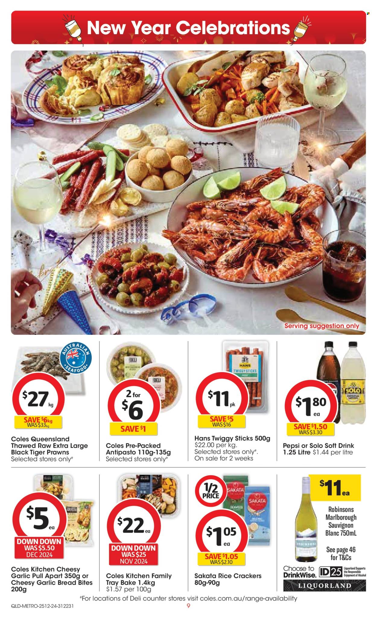 Coles catalogue - 25 Dec 2024 - 31 Dec 2024. Page 1