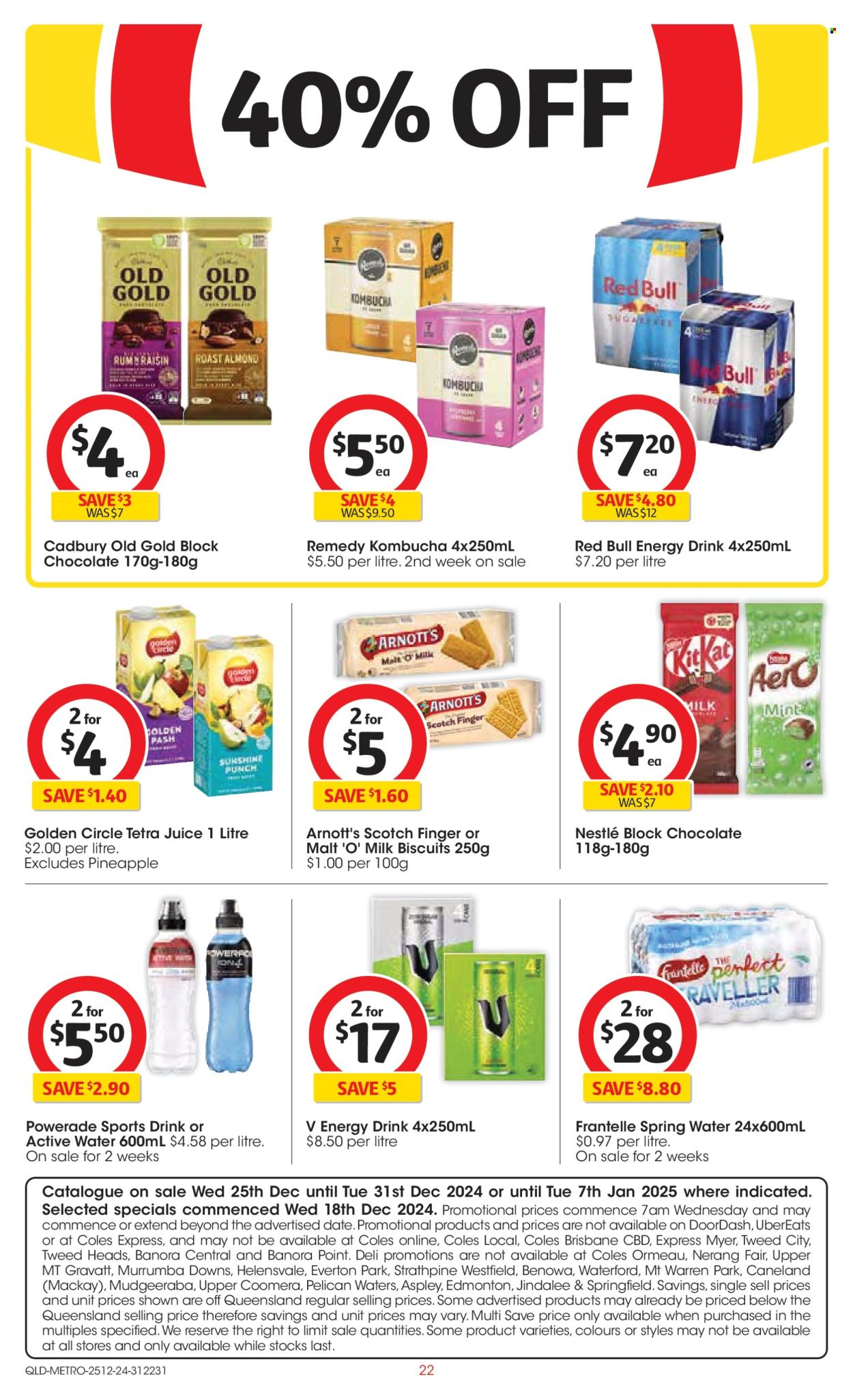 Coles catalogue - 25 Dec 2024 - 31 Dec 2024. Page 1