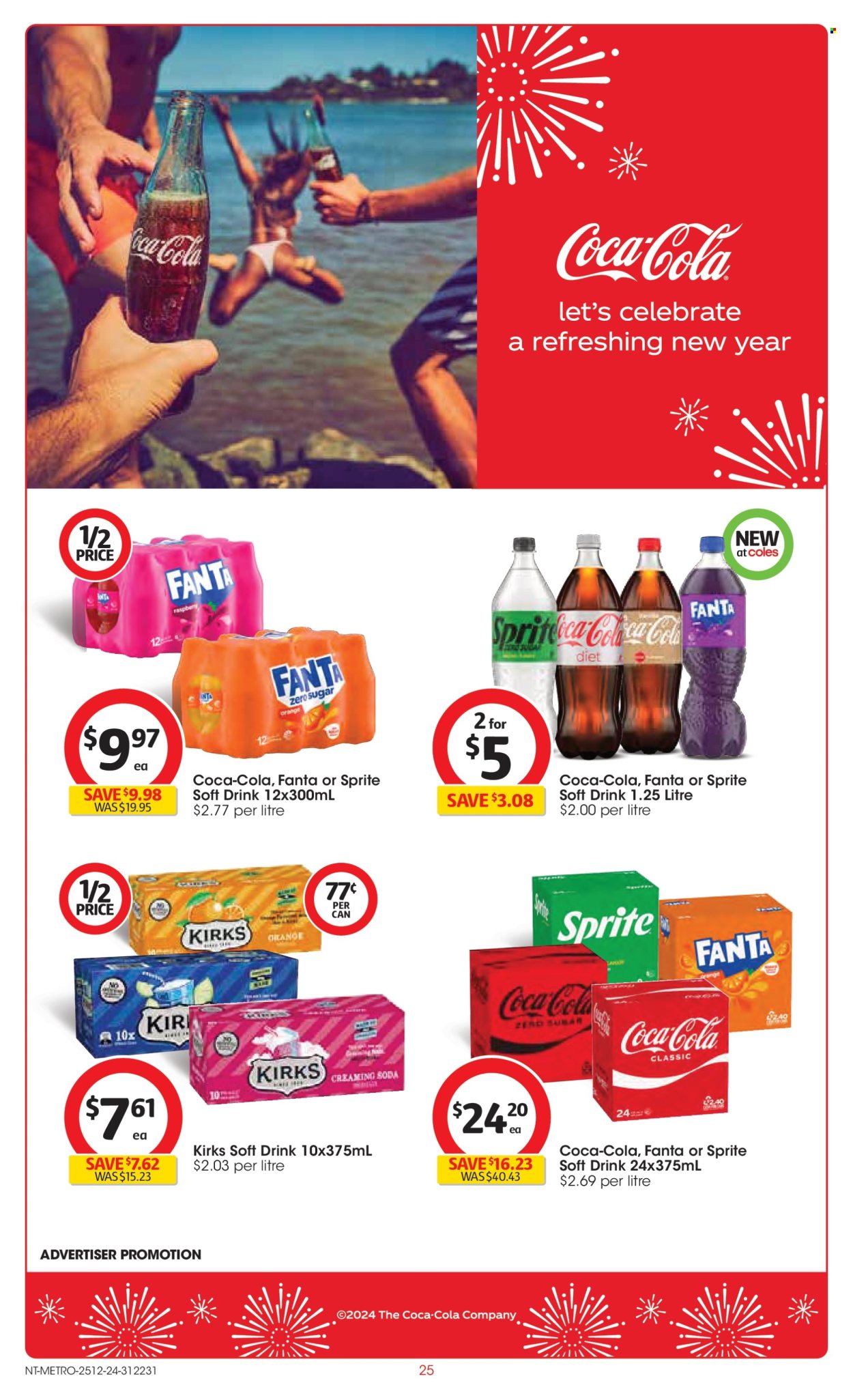 Coles catalogue - 25 Dec 2024 - 31 Dec 2024. Page 1