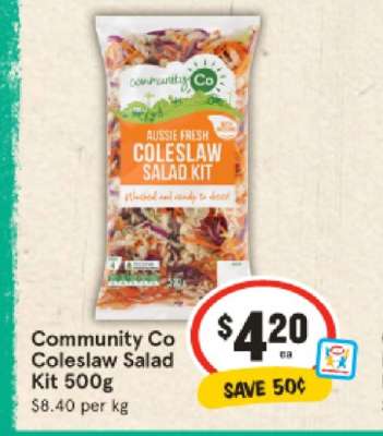 Community Co Coleslaw Salad Kit 500g