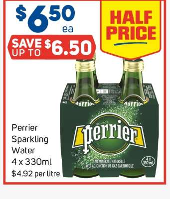 Perrier Sparkling Water