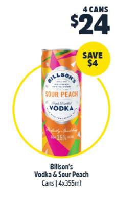 Billson's Vodka & Sour Peach