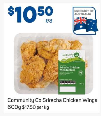 Community Co Sriracha Chicken Wings