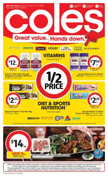 Coles Catalogue - 8 Jan 2025 - 14 Jan 2025.