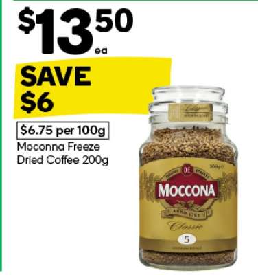 Moccona Freeze Dried Coffee 200g