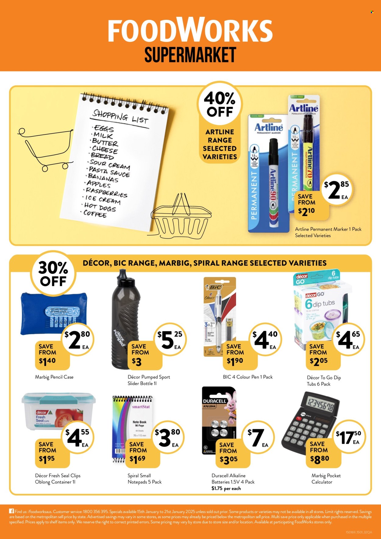 Foodworks catalogue - 15 Jan 2025 - 21 Jan 2025. Page 1