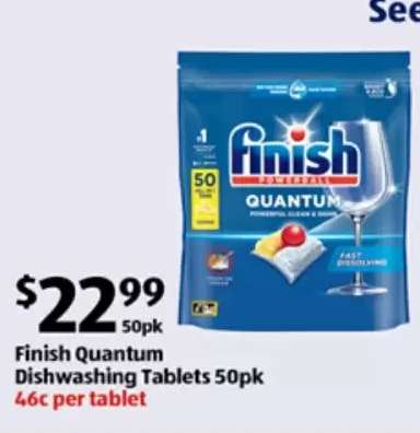 Finish Quantum Dishwashing Tablets 50pk