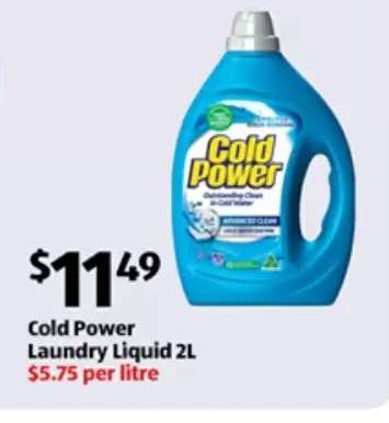 Cold Power Laundry Liquid 2L