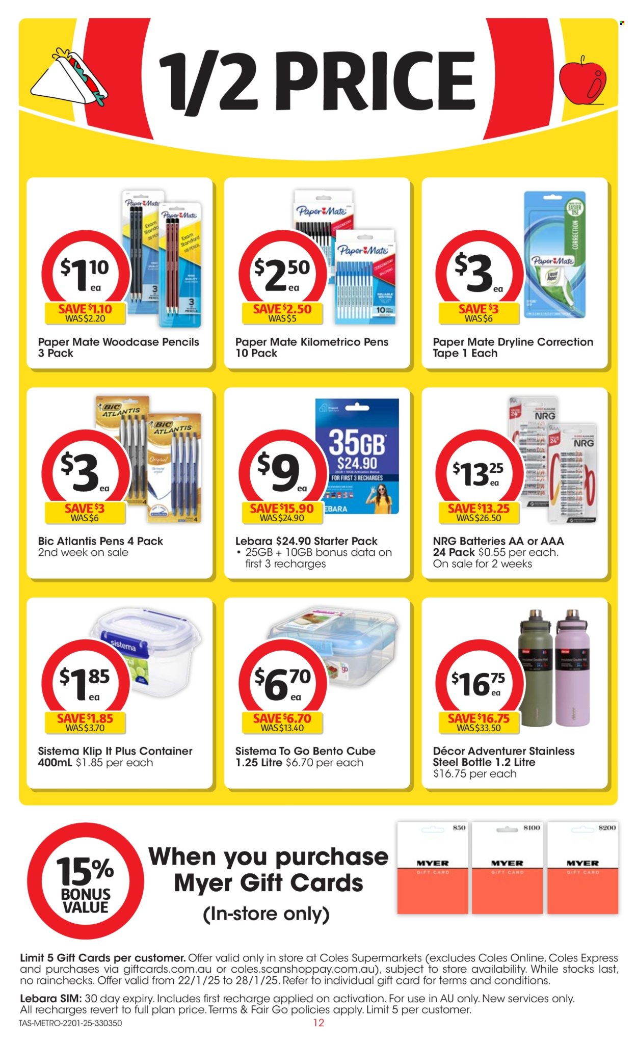 Coles catalogue - 22 Jan 2025 - 28 Jan 2025. Page 1