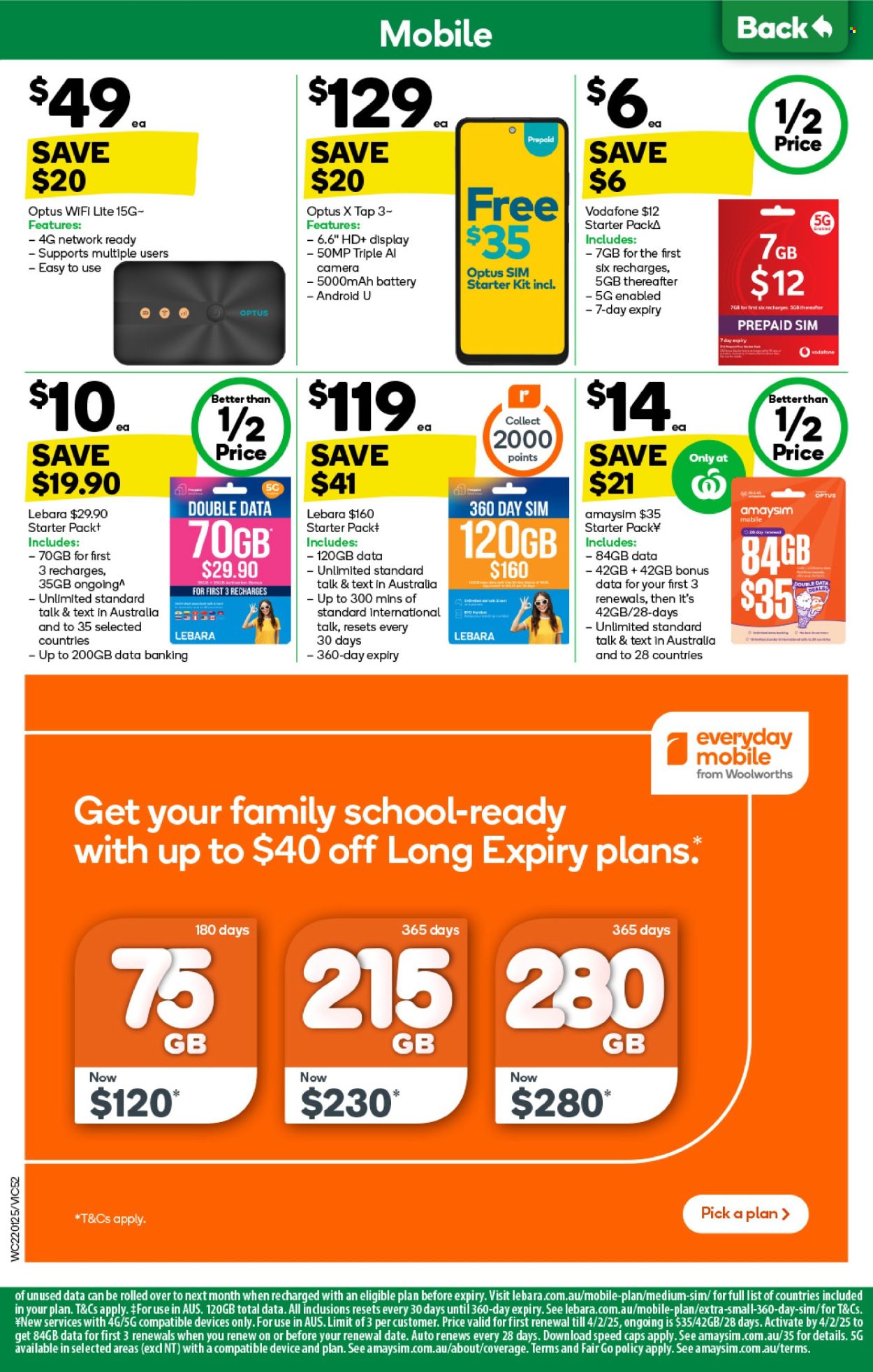 Woolworths catalogue - 22 Jan 2025 - 28 Jan 2025. Page 1