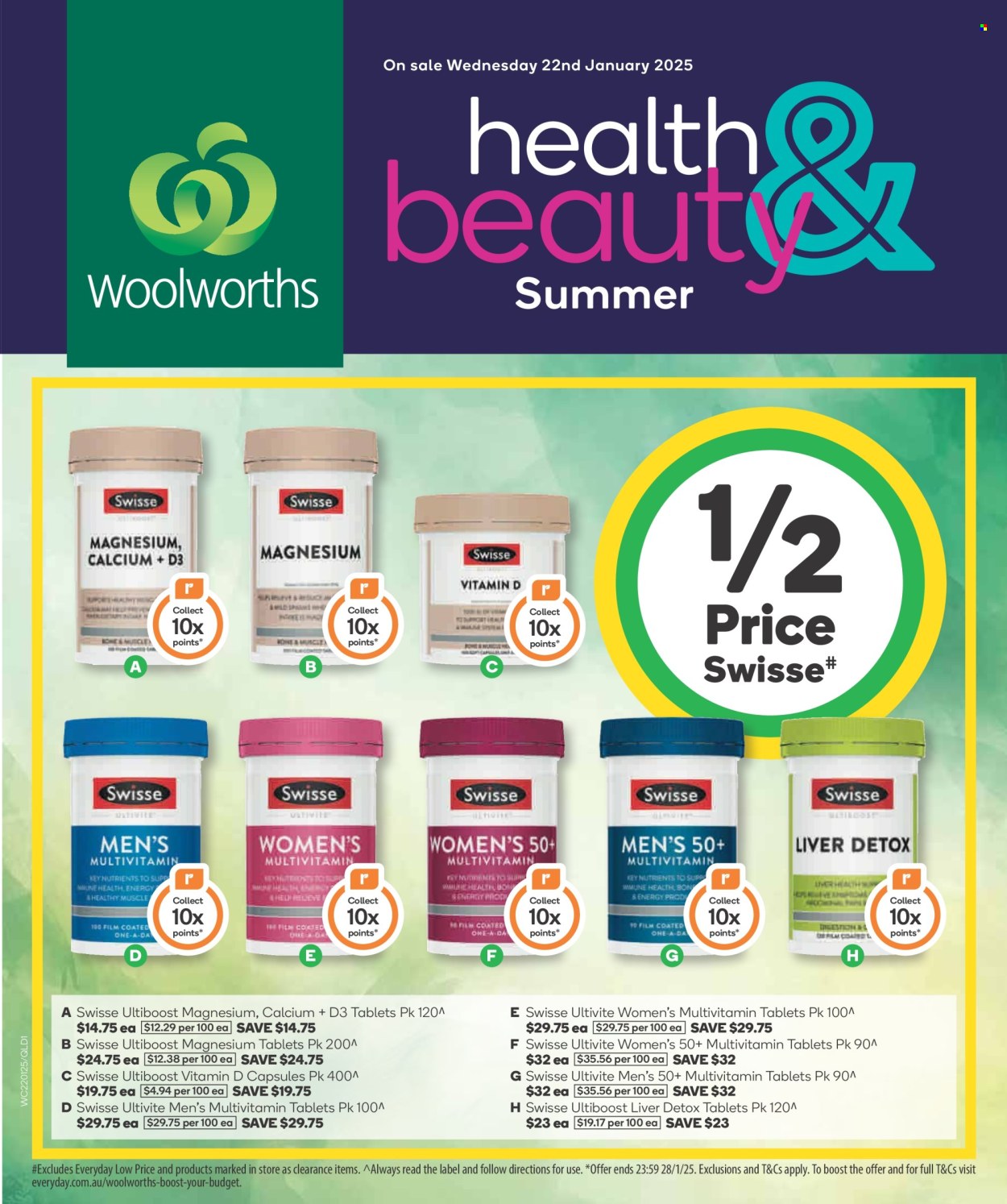 Woolworths catalogue - 22 Jan 2025 - 28 Jan 2025. Page 1