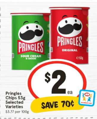 Pringles Chips 53g Selected Varieties