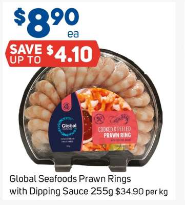 Global Seafoods Prawn Rings