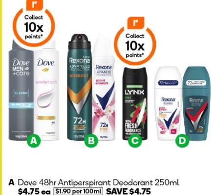 Dove 48hr Antiperspirant Deodorant 250ml