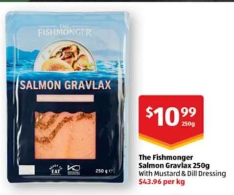 The Fishmonger Salmon Gravlax 250g