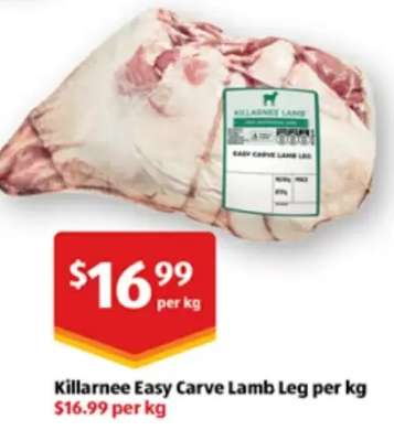 Killarnee Easy Carve Lamb Leg per kg