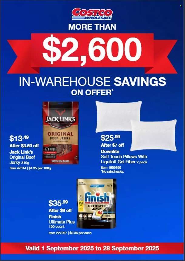 Costco Catalogue - 1 Sep 2025 - 28 Sep 2025.