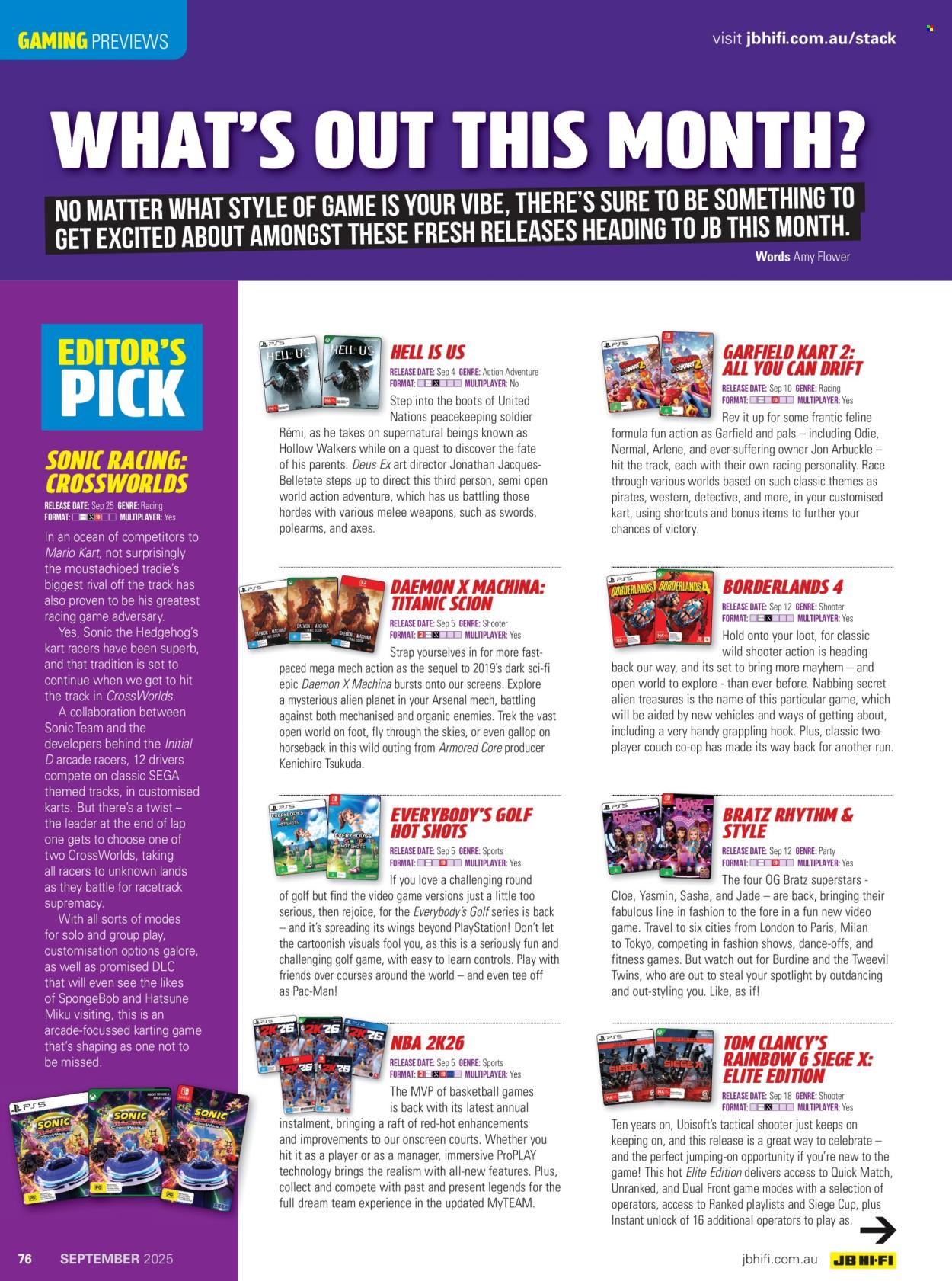 JB Hi-Fi catalogue - 1 Sep 2025 - 30 Sep 2025. Page 76